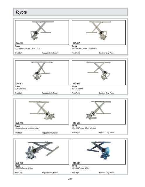 Dorman - Window Regulator