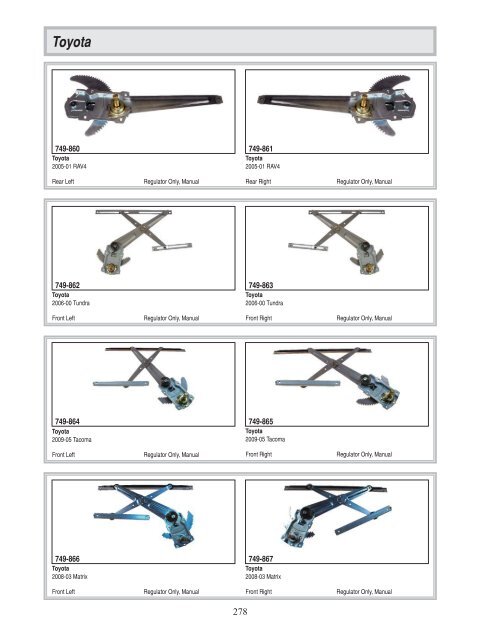 Dorman - Window Regulator