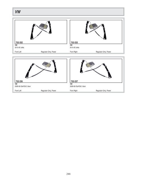 Dorman - Window Regulator