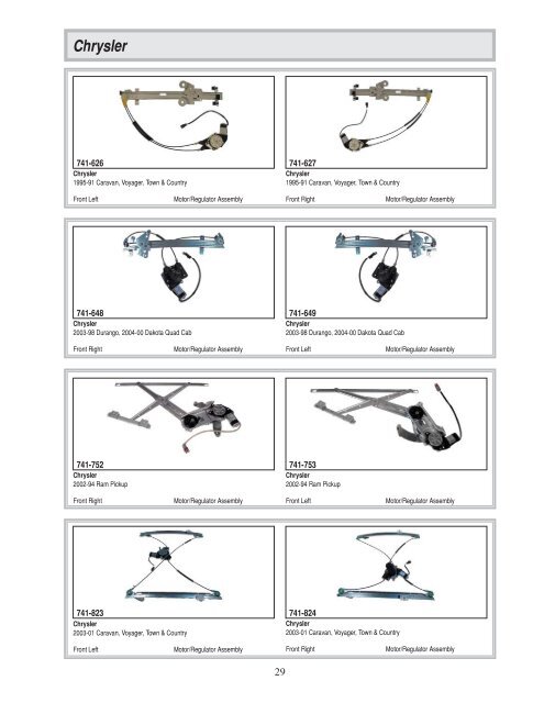 Dorman - Window Regulator