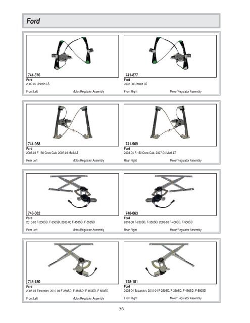 Dorman - Window Regulator