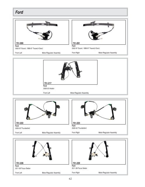 Dorman - Window Regulator