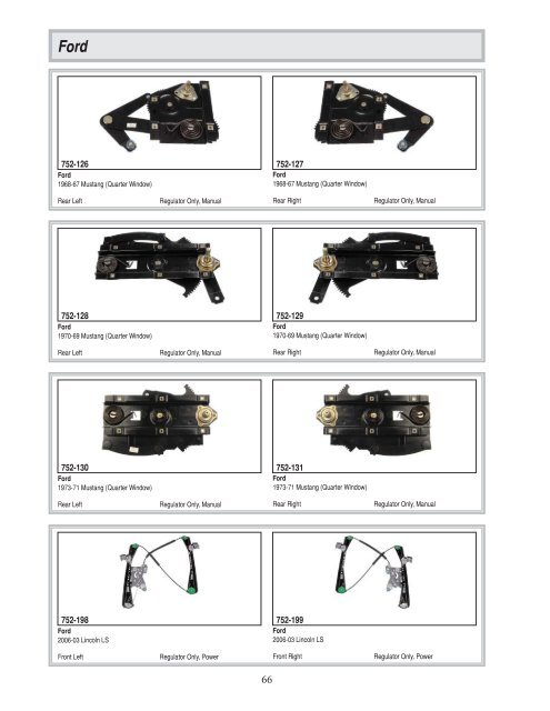 Dorman - Window Regulator