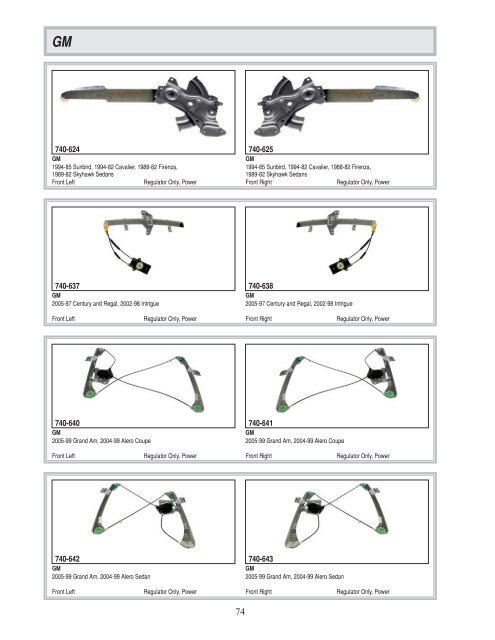 Dorman - Window Regulator