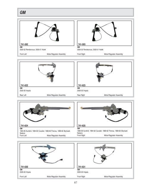 Dorman - Window Regulator