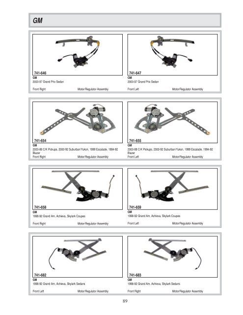 Dorman - Window Regulator