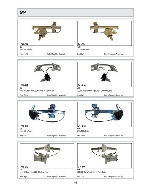 Dorman - Window Regulator