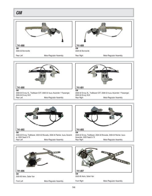 Dorman - Window Regulator