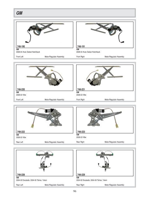 Dorman - Window Regulator