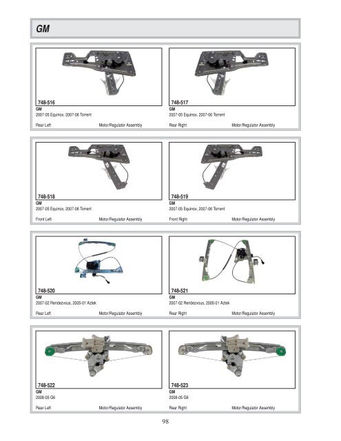 Dorman - Window Regulator