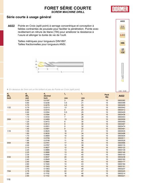 Dormer - Catalogue Français