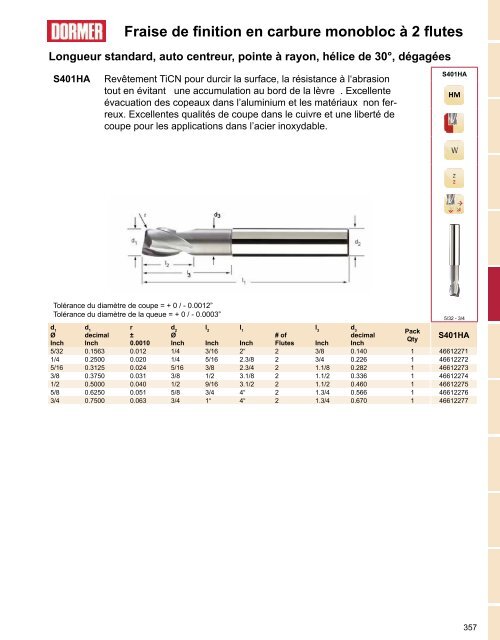 Dormer - Catalogue Français