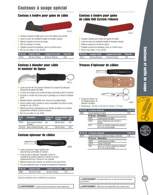 Klein Tools francais