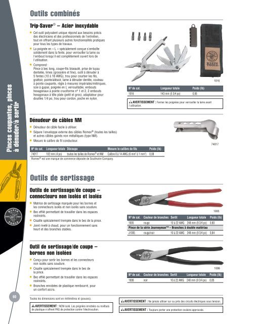 Klein Tools francais