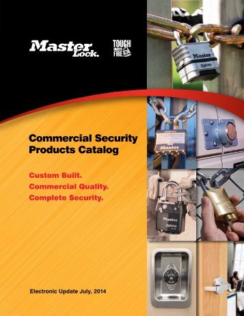 MasterLock - Commercial - Security - Product - Catalogue 2014-10-06