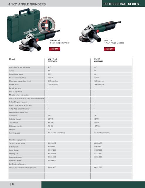 Metabo - Catalogue 2015-2016