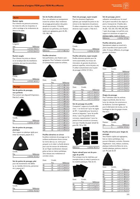 Fein Tools - Catalogue 2013-2014