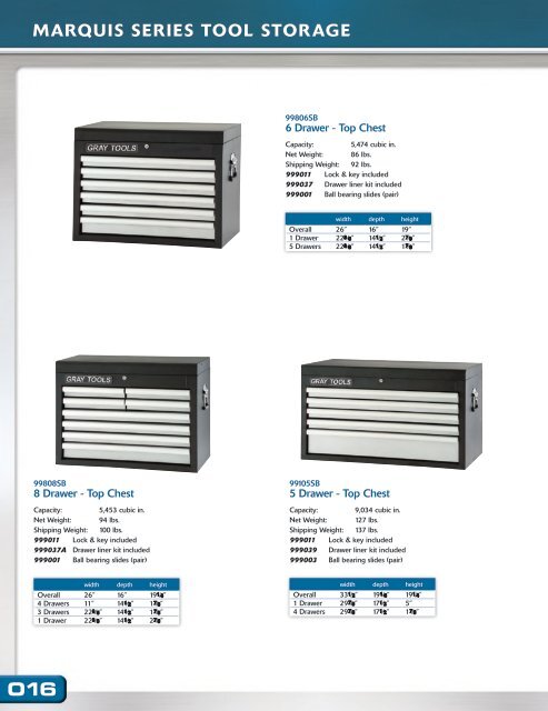 Gray Tools - Catalogue d’outils - édition canadienne