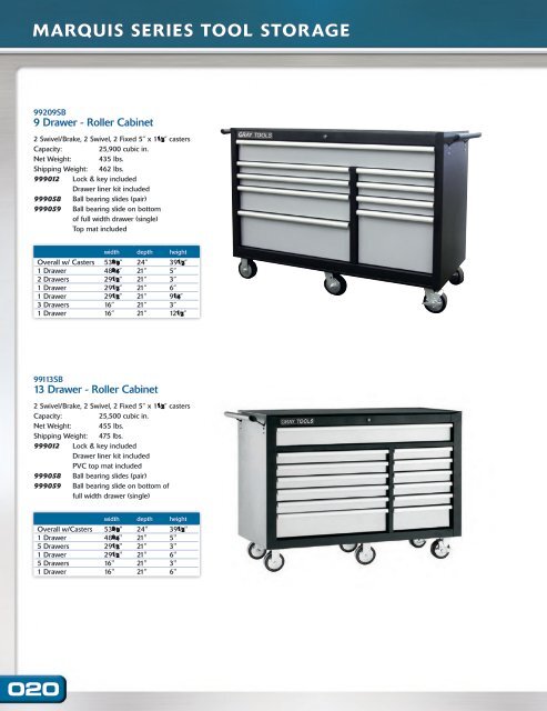 Gray Tools - Catalogue d’outils - édition canadienne