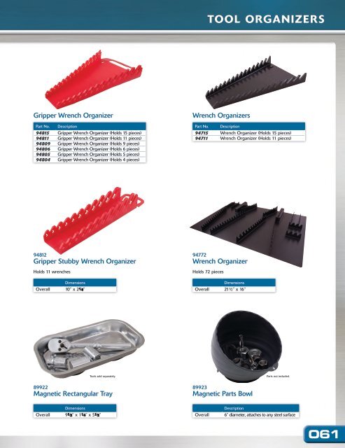 Gray Tools - Catalogue d’outils - édition canadienne