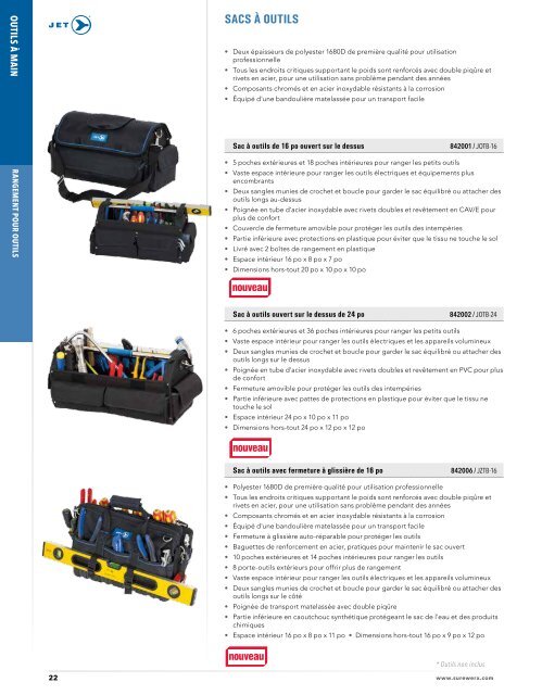 Jet - Rangement pour outils