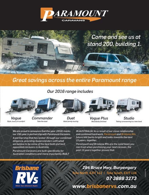 2016 Queensland Caravan & Camping Supershow
