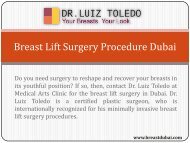 Breast Lift Surgery Procedure Dubai