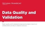 TechniaTranscat Data Quality and Validation