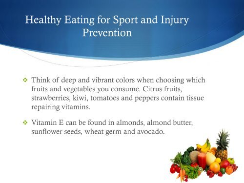 Nutrition for Running