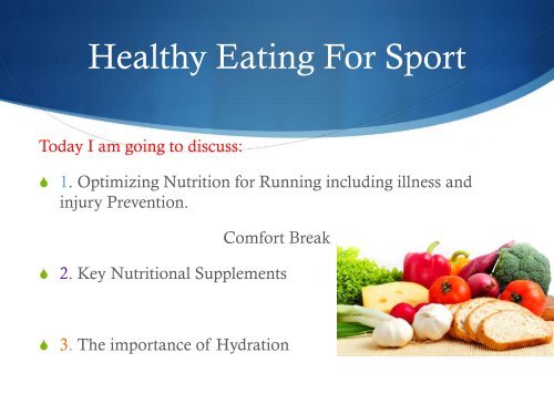 Nutrition for Running