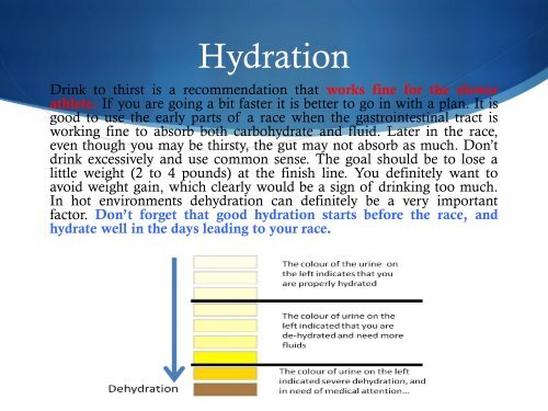 Nutrition for Running