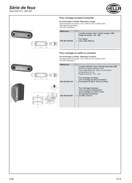 Hella Éclairage universal