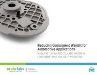 Reducing Component Weight for Automotive Applications