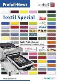 Profoil News, Textil Spezial