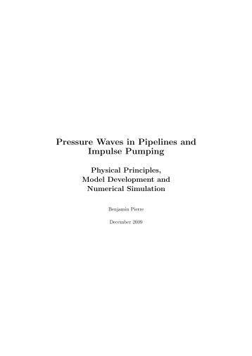 Pressure Waves in Pipelines and Impulse Pumping - NTNU
