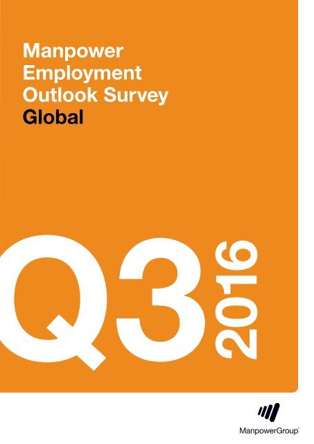 Manpower Employment Outlook Survey Q3 2016