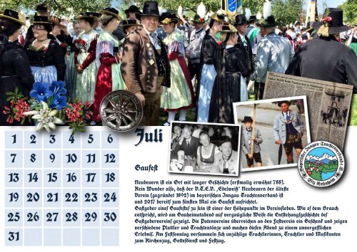 Trachtenverein Neubeuern Kalender
