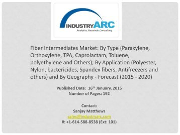 Fiber Intermediates Market