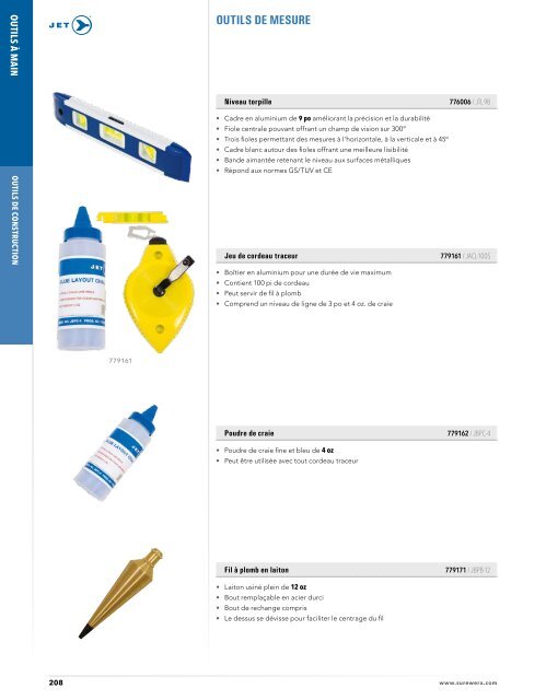 Jet - Outils de construction