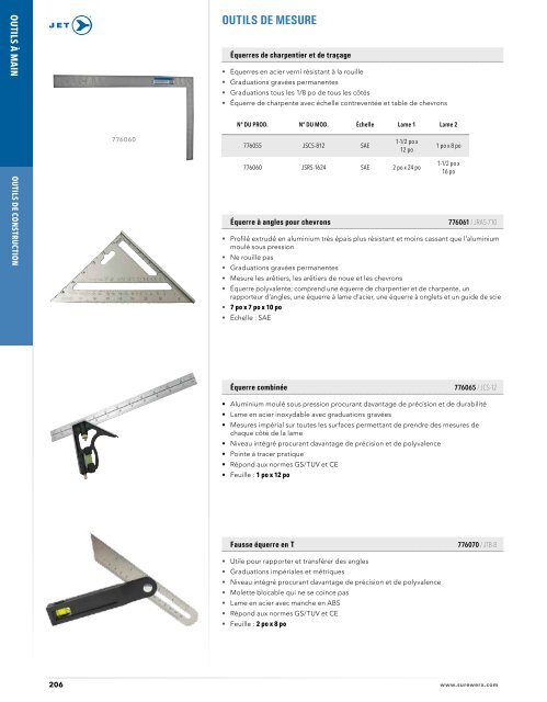 Jet - Outils de construction