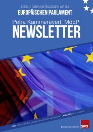 Infobrief der Europaabgeordneten Petra Kammerevert - Ausgabe: Juni 2016 Nr.6