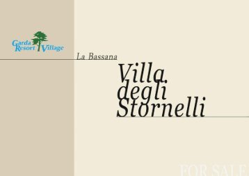 Lake Garda Peschiera Villa Stornelli for sale english-italian version - Expose