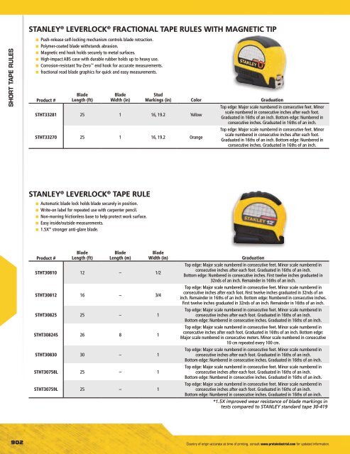 Stanley - Outils à main