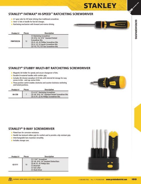 Stanley - Outils à main