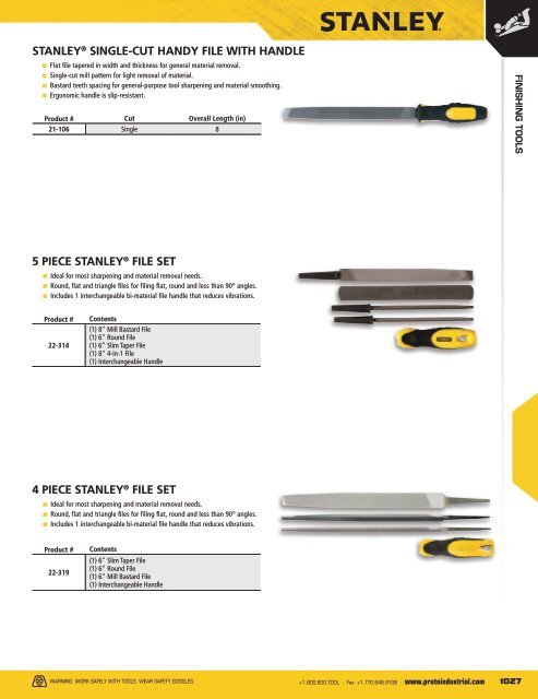 Stanley - Outils à main