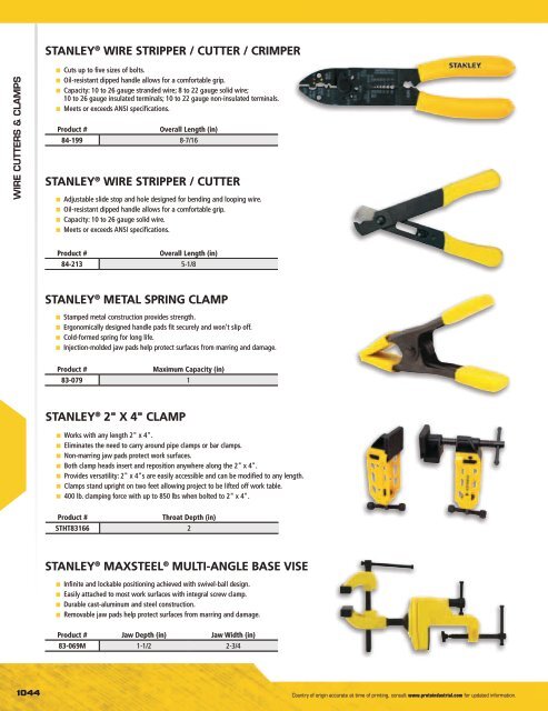 Stanley - Outils à main