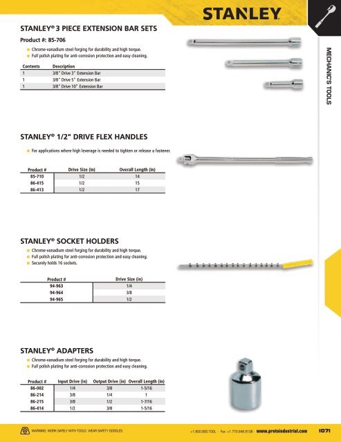 Stanley - Outils à main