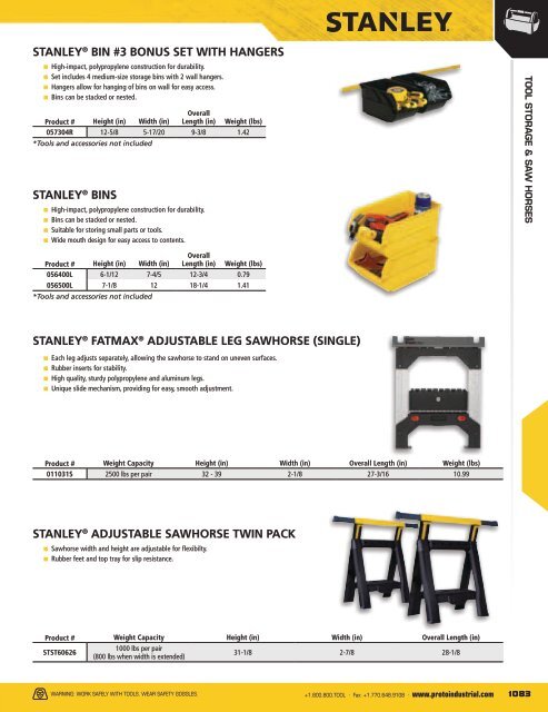 Stanley - Outils à main