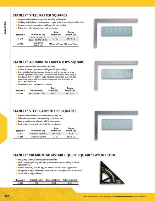 Stanley - Outils à main