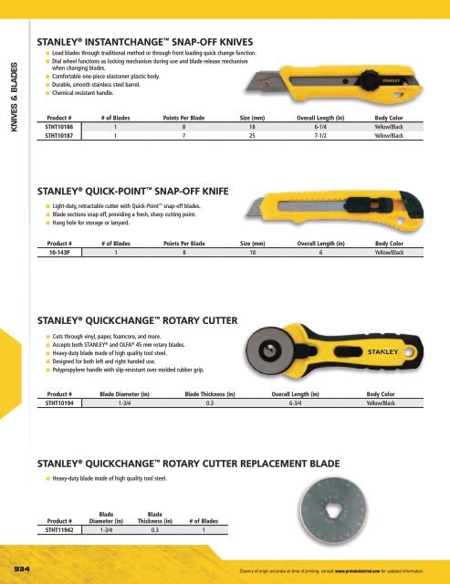 Stanley - Outils à main